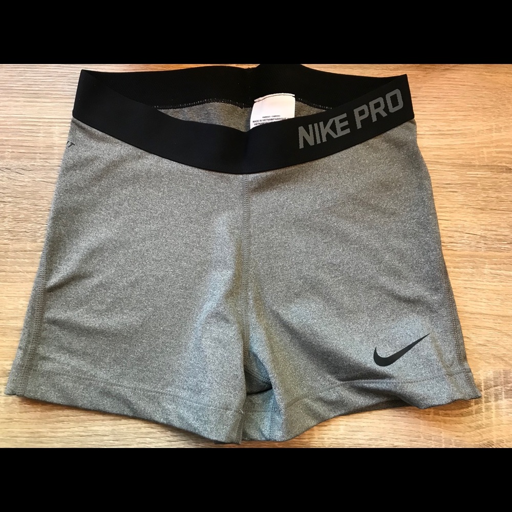 Grey Nike Women's Core Pro 3'' Shorts